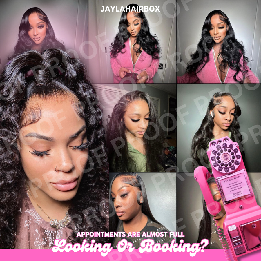 Jayla Hair Box IG Branding Templates (Set of 12)
